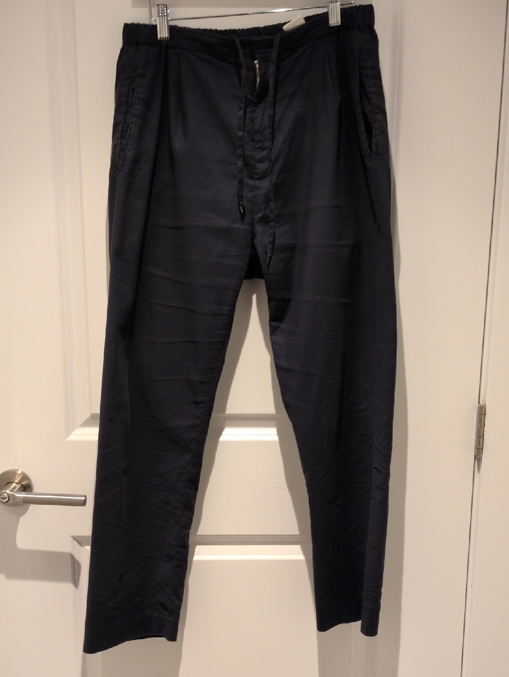 TOMORROWLAND Dark Navy Drawstring Chinos 32x30